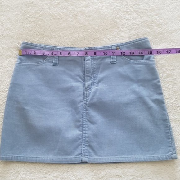 Aeropostale vintage Y2K periwinkle corduroy skirt - Picture 7 of 9